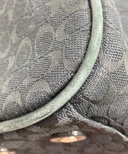 COACH（コーチ）COACH (コーチ) 2WAYバッグ　シグネチャー ブラックの古着・服飾アイテム