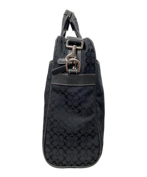 COACH（コーチ）COACH (コーチ) 2WAYバッグ　シグネチャー ブラックの古着・服飾アイテム
