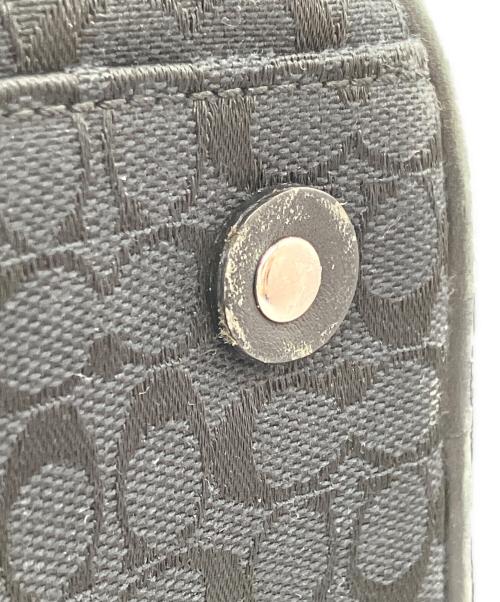 COACH（コーチ）COACH (コーチ) 2WAYバッグ　シグネチャー ブラックの古着・服飾アイテム