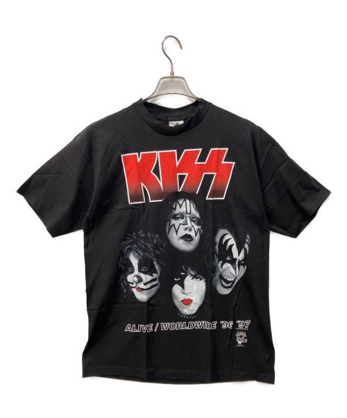 CRONIES（クロウニーズ）CRONIES (クロウニーズ) KISS ALIVE WORLDWIDE 96 97 ツアーTシャツ ブラック サイズ:Lの古着・服飾アイテム