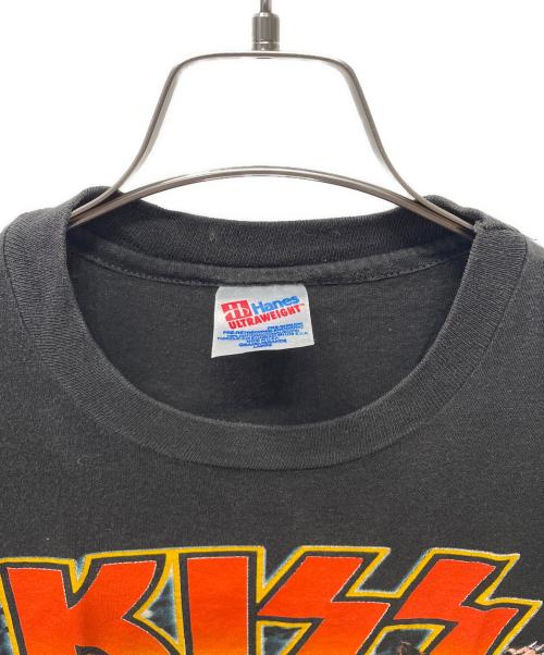 Hanes（ヘインズ）Hanes (ヘインズ) KISS USA製 90s 半袖カットソー ブラック サイズ:Lの古着・服飾アイテム