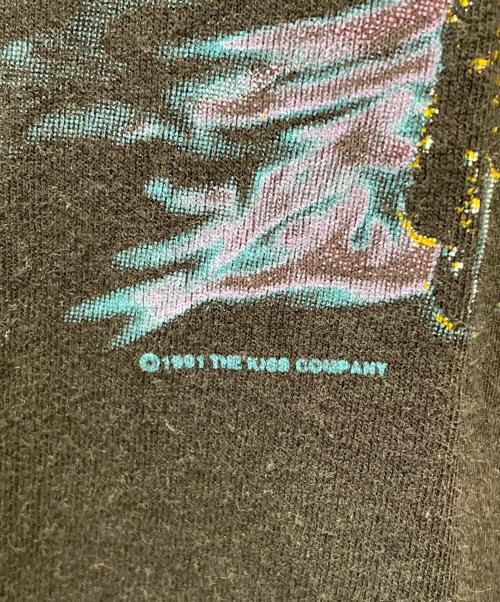 Hanes（ヘインズ）Hanes (ヘインズ) KISS USA製 90s 半袖カットソー ブラック サイズ:Lの古着・服飾アイテム