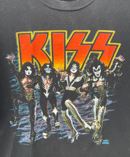 Hanes（ヘインズ）Hanes (ヘインズ) KISS USA製 90s 半袖カットソー ブラック サイズ:Lの古着・服飾アイテム