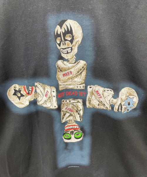 SIGNAL SPORT（シグナル スポーツ）SIGNAl SPORT (シグナル スポーツ) 半袖カットソー 94年 USA製 KISS ブラック サイズ:Lの古着・服飾アイテム