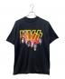 ALL SPORT（オールスポーツ）の古着「半袖カットソー USA製 KISS」｜ブラック