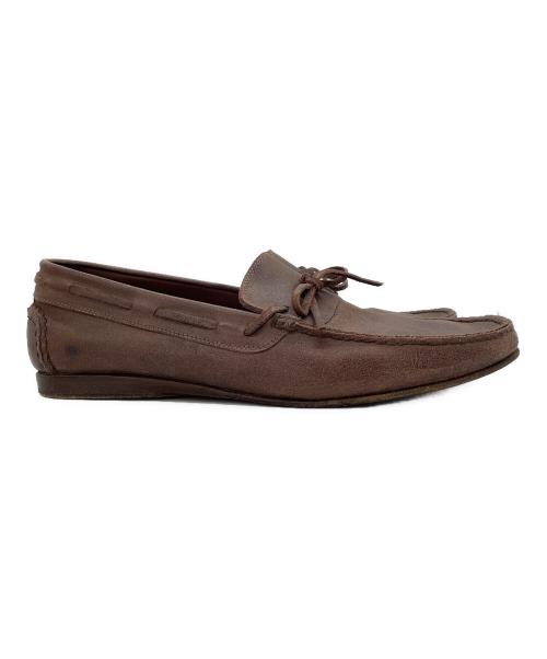 HERMES（エルメス）HERMES (エルメス) ローファー ブラウン サイズ:44 1/2の古着・服飾アイテム