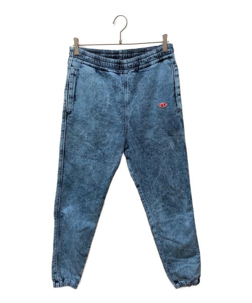 DIESEL（ディーゼル）DIESEL (ディーゼル) ジョグジーンズオーバルDロゴ オーバーダイ加工 インディゴ サイズ:Sの古着・服飾アイテム