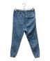 DIESEL (ディーゼル) ジョグジーンズオーバルDロゴ オーバーダイ加工 インディゴ サイズ:S：9000円