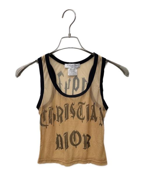 Christian Dior（クリスチャン ディオール）Christian Dior (クリスチャン ディオール) タンクトップ ブラウン サイズ:US 6の古着・服飾アイテム