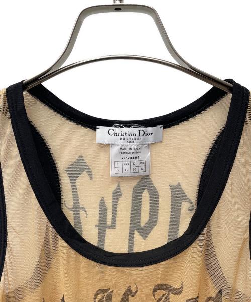 Christian Dior（クリスチャン ディオール）Christian Dior (クリスチャン ディオール) タンクトップ ブラウン サイズ:US 6の古着・服飾アイテム