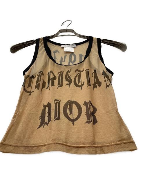 Christian Dior（クリスチャン ディオール）Christian Dior (クリスチャン ディオール) タンクトップ ブラウン サイズ:US 6の古着・服飾アイテム