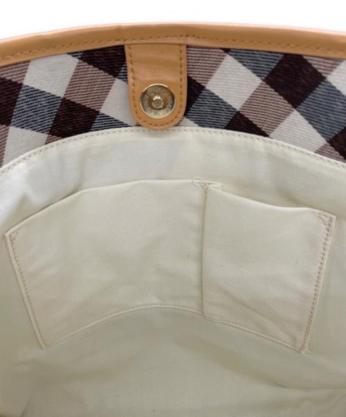 U.S POLO ASSN（ユーエスポロアッスン）U.S POLO ASSN (ユーエスポロアッスン) トートバッグ ブラウン×ベージュの古着・服飾アイテム