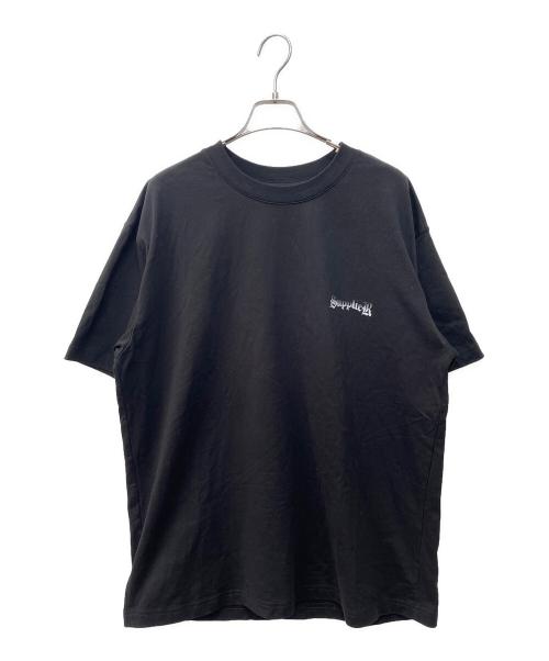 SUPPLIER（サプライヤー）SUPPLIER (サプライヤー) Cross Rhinestone Tee ブラック サイズ:Lの古着・服飾アイテム