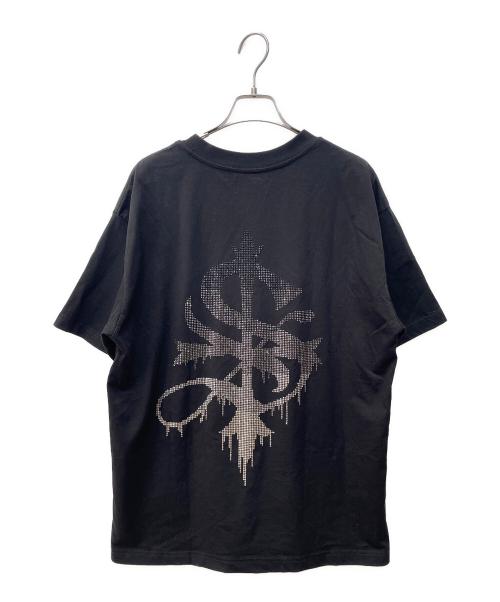 SUPPLIER（サプライヤー）SUPPLIER (サプライヤー) Cross Rhinestone Tee ブラック サイズ:Lの古着・服飾アイテム