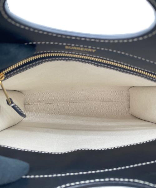 BURBERRY（バーバリー）BURBERRY (バーバリー) 2WAY MINI POCKET BAG グレー×ブラックの古着・服飾アイテム