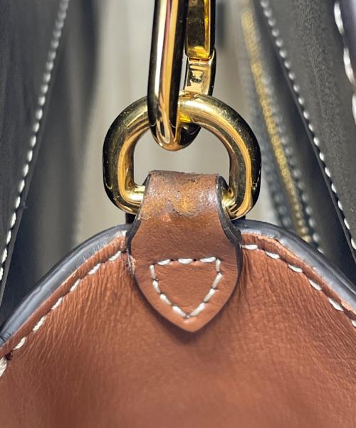 BURBERRY（バーバリー）BURBERRY (バーバリー) 2WAY MINI POCKET BAG グレー×ブラックの古着・服飾アイテム