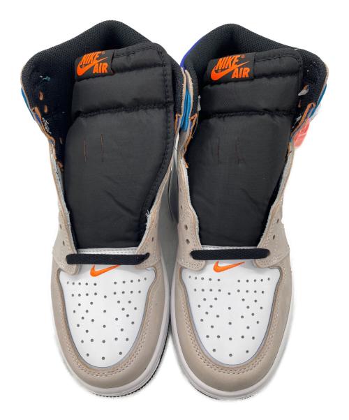 NIKE（ナイキ）NIKE (ナイキ) AIR JORDAN 1 HIGH OG PROTOTYPE ホワイト×ブルー サイズ:27.5 未使用品の古着・服飾アイテム