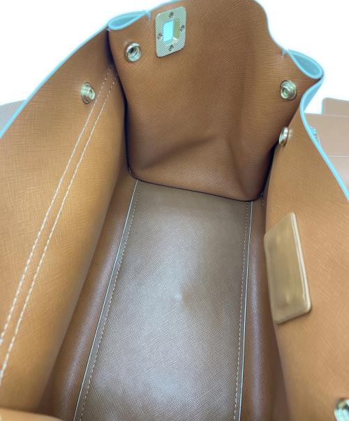 russet（ラシット）russet (ラシット) 2WAYバッグ アイボリー×ブラウンの古着・服飾アイテム