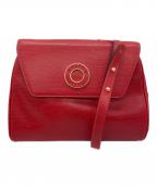 CELINEセリーヌ）の古着「OLD CELINE サークルロゴ」｜レッド