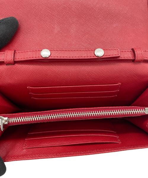 PRADA（プラダ）PRADA (プラダ) ショルダーウォレット レッドの古着・服飾アイテム