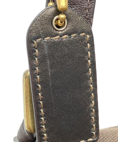 COACH（コーチ）COACH (コーチ) ハンドバッグ　シグネチャー ブラウンの古着・服飾アイテム