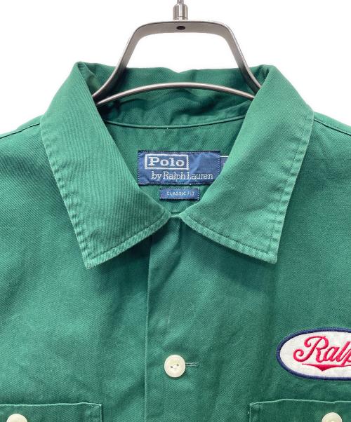 POLO RALPH LAUREN（ポロ・ラルフローレン）POLO RALPH LAUREN (ポロ・ラルフローレン) ボウリングシャツ グリーン サイズ:Sの古着・服飾アイテム