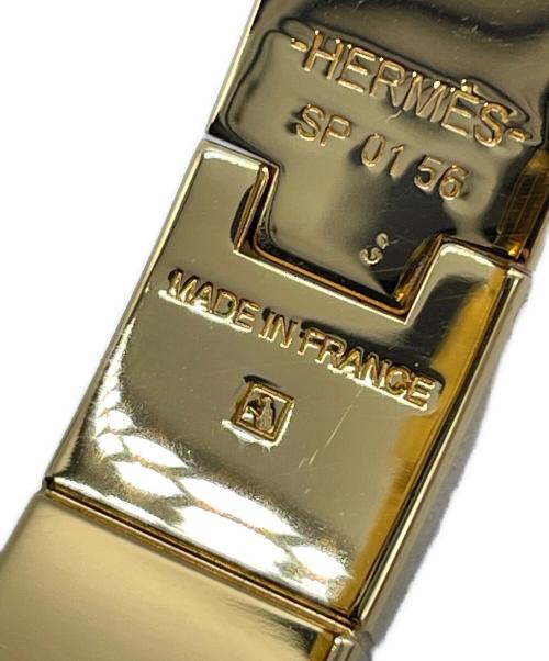 HERMES（エルメス）HERMES (エルメス) シャルニエール ゴールド×ブラックの古着・服飾アイテム