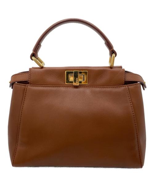 FENDI（フェンディ）FENDI (フェンディ) ピーカブー ミニ ブラウンの古着・服飾アイテム
