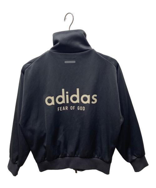 adidas（アディダス）adidas (アディダス) FEAR OF GOD (フィア・オブ・ゴッド) トラックジャケット ブラック サイズ:Lの古着・服飾アイテム