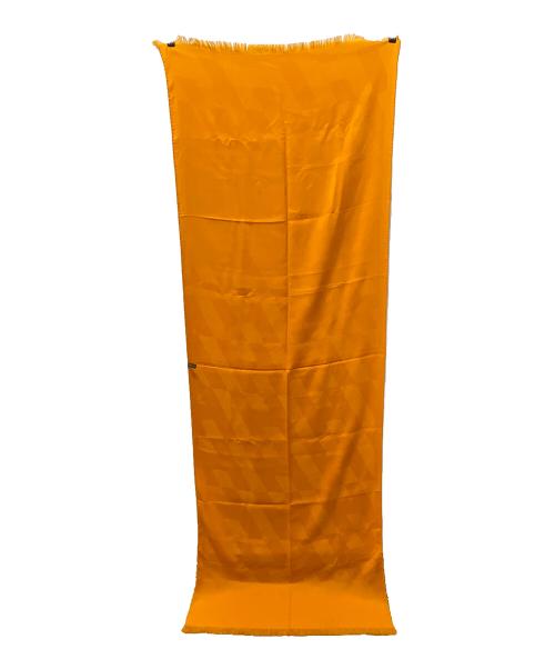 HERMES（エルメス）HERMES (エルメス) ストール/マフラー オレンジの古着・服飾アイテム