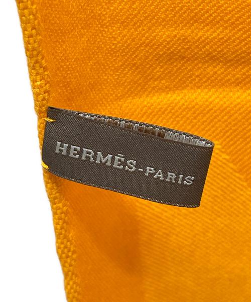 HERMES（エルメス）HERMES (エルメス) ストール/マフラー オレンジの古着・服飾アイテム