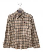 BURBERRY BLUE LABELバーバリー ブルー レーベル）の古着「ノバチェック 長袖シャツ」｜ベージュ