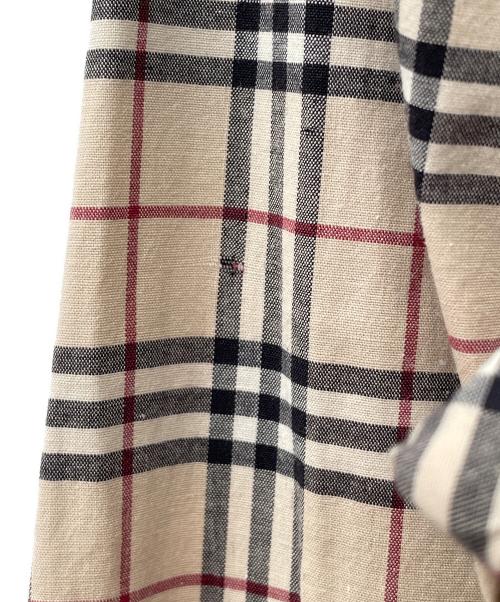 BURBERRY BLUE LABEL（バーバリー ブルー レーベル）BURBERRY BLUE LABEL (バーバリー ブルー レーベル) ノバチェック 長袖シャツ ベージュ サイズ:38の古着・服飾アイテム