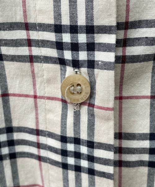 BURBERRY BLUE LABEL（バーバリー ブルー レーベル）BURBERRY BLUE LABEL (バーバリー ブルー レーベル) ノバチェック 長袖シャツ ベージュ サイズ:38の古着・服飾アイテム