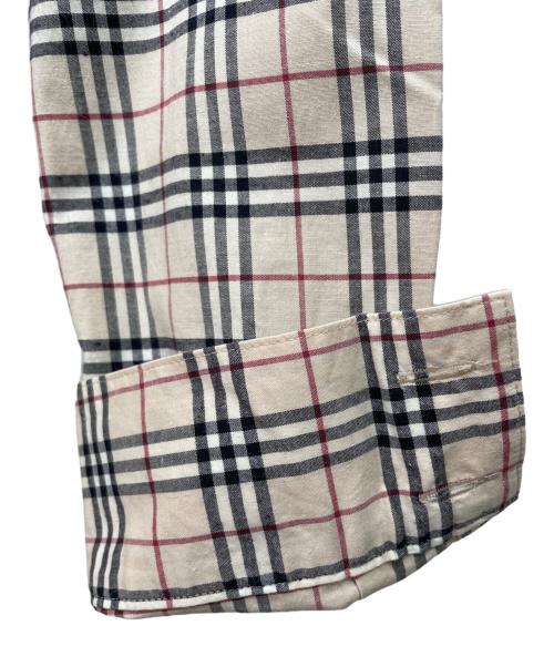 BURBERRY BLUE LABEL（バーバリー ブルー レーベル）BURBERRY BLUE LABEL (バーバリー ブルー レーベル) ノバチェック 長袖シャツ ベージュ サイズ:38の古着・服飾アイテム
