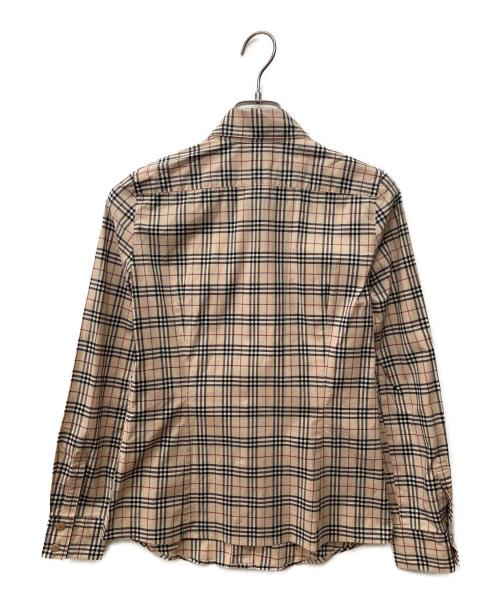 BURBERRY BLUE LABEL（バーバリー ブルー レーベル）BURBERRY BLUE LABEL (バーバリー ブルー レーベル) ノバチェック 長袖シャツ ベージュ サイズ:38の古着・服飾アイテム