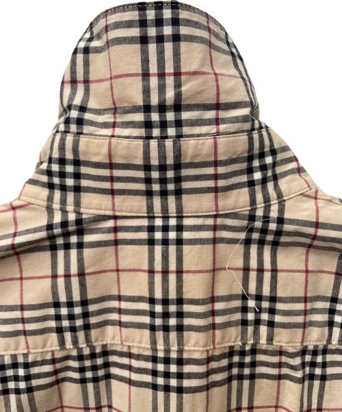 BURBERRY BLUE LABEL（バーバリー ブルー レーベル）BURBERRY BLUE LABEL (バーバリー ブルー レーベル) ノバチェック 長袖シャツ ベージュ サイズ:38の古着・服飾アイテム