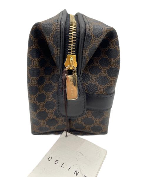 CELINE（セリーヌ）CELINE (セリーヌ) ポーチ ブラック×ブラウンの古着・服飾アイテム