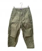 THE NORTHFACE PURPLELABELザ・ノースフェイス パープルレーベル）の古着「Ripstop Wide Cropped Field Pants」｜グリーン