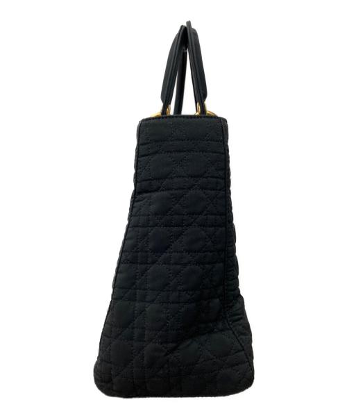 Christian Dior（クリスチャン ディオール）Christian Dior (クリスチャン ディオール) カナージュ ハンドバッグ ブラックの古着・服飾アイテム