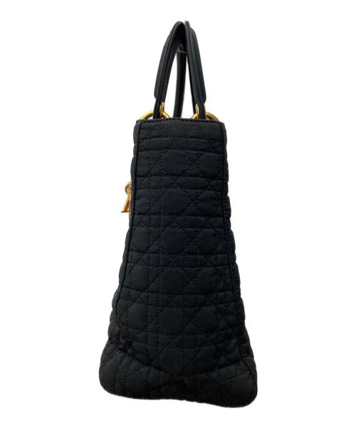 Christian Dior（クリスチャン ディオール）Christian Dior (クリスチャン ディオール) カナージュ ハンドバッグ ブラックの古着・服飾アイテム