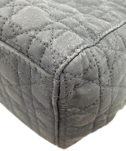Christian Dior（クリスチャン ディオール）Christian Dior (クリスチャン ディオール) カナージュ ハンドバッグ ブラックの古着・服飾アイテム