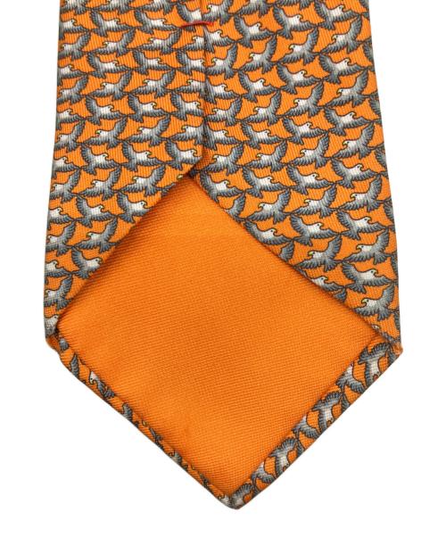 HERMES（エルメス）HERMES (エルメス) ネクタイ オレンジ サイズ:不明の古着・服飾アイテム