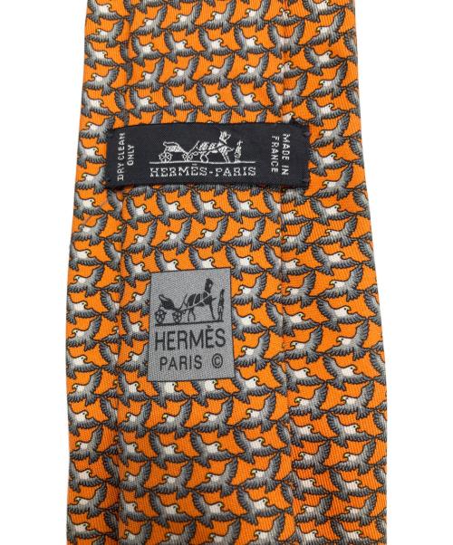 HERMES（エルメス）HERMES (エルメス) ネクタイ オレンジ サイズ:不明の古着・服飾アイテム