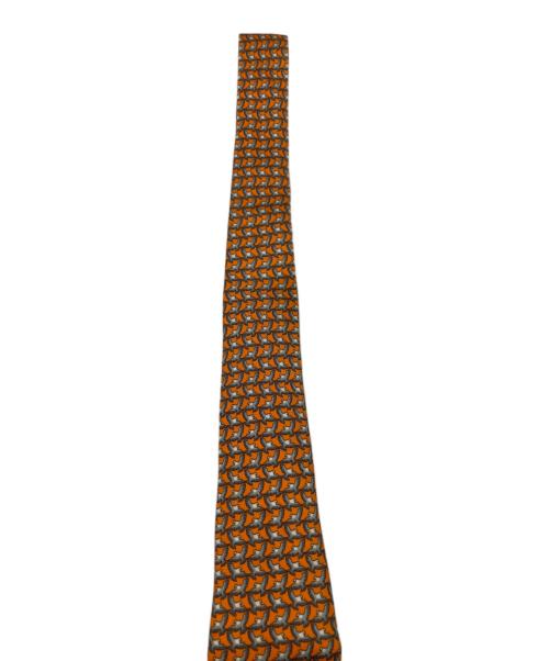 HERMES（エルメス）HERMES (エルメス) ネクタイ オレンジ サイズ:不明の古着・服飾アイテム