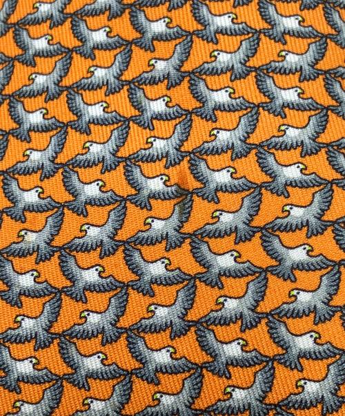 HERMES（エルメス）HERMES (エルメス) ネクタイ オレンジ サイズ:不明の古着・服飾アイテム