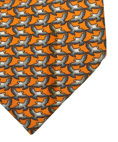 HERMES（エルメス）HERMES (エルメス) ネクタイ オレンジ サイズ:不明の古着・服飾アイテム