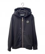 PHILIPP PLEIN HOMMEフィリップレインオム）の古着「パーカー」｜ブラック