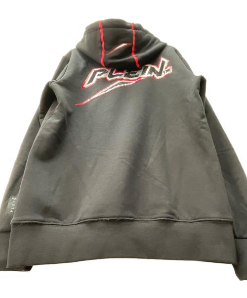 PHILIPP PLEIN HOMME（フィリップレインオム）PHILIPP PLEIN HOMME (フィリップレインオム) パーカー ブラック サイズ:Lの古着・服飾アイテム