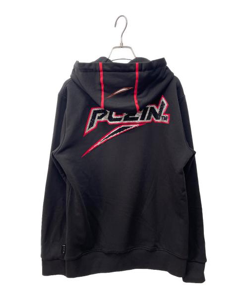 PHILIPP PLEIN HOMME（フィリップレインオム）PHILIPP PLEIN HOMME (フィリップレインオム) パーカー ブラック サイズ:Lの古着・服飾アイテム